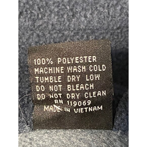 San Diego California fleece full zip sweater jacket adult medium blue - Picture 5 of 11